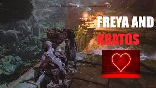 FREYA ...LIKES KRATOS ! ( KRATOS AND FREYA ROMANCE SCENE ) - God Of War Ragnarok Romance