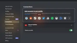 NEW: CONNECT TIKTOK ACCOUNT ON DISCORD