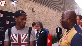 Didier Drogba meets Robbie