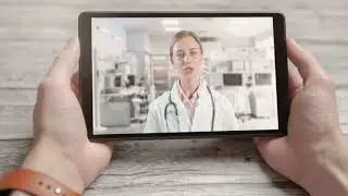 Video Call with Doctor While Staying at Home / Videohive, Stock footage, Medical