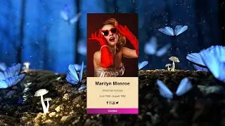 Create a simple and easy Profile Card using HTML & CSS #css #html #webdesign