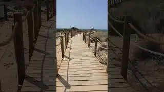 Walking to a Beach, Platja de Migjorn, Formentera 