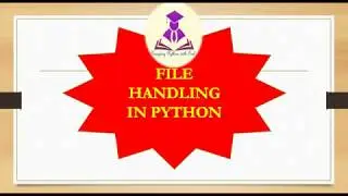 Python Tutorial for Beginners ( File Handling in Python ) Video in Hindi