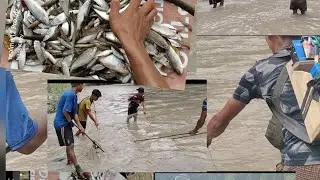 electric coil fishing at Zunki river.