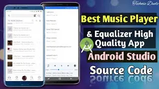 How to make Music Player app in Android Studio with source code