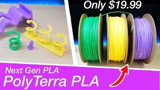 PolyTERRA Next Gen PLA  - EcoFriendly PLA from Polymaker - only $19.99