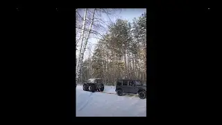 Гелик против вездехода Sherp! Кто кого? На что способен G63