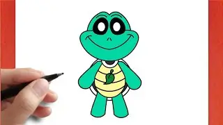 How To Draw Silly Shell from Poppy Playtime