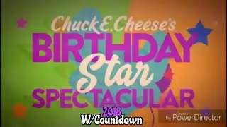 Chuck E. Cheese Birthday Star Spectacular 2018 W/Countdown