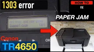 Canon TR4650 Paper Jam 