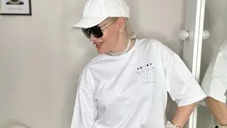 Стилизация футболка + юбка миди