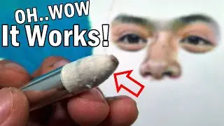 Blending Problem, SOLVED! How to blend & Layer Colored Pencil Realistic Skin Tone- Drawing Tutorial