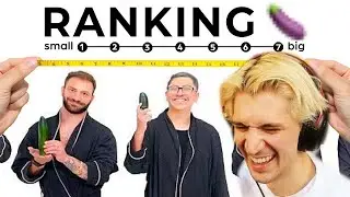 Men Rank Themselves By Penile Size | xQc Reacts