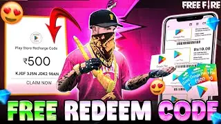 Free Redeem Code 💎 Free Fire Redeem Code Today 🔥😱 2000₹/- Free Redeem Code😎