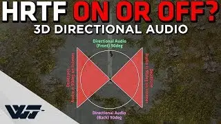 HRTF ON or OFF? 3D Directional Audio for gunshots TESTED! - PUBG