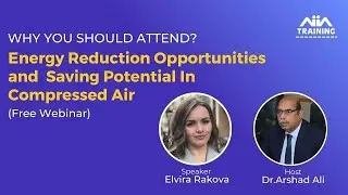 Free Webinar |Energy Reduction Opportunities and Saving Potential in Compressed Air