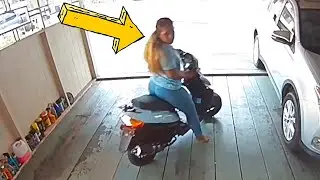 Scooter Lady Goes Shopping