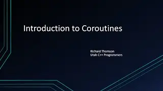 Introduction to Coroutines