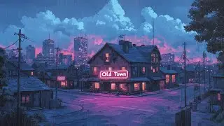 80s & 90s Groovy Lofi Hip Hop Beats 🌅 Nostalgic Retro Japanese Town Ambience 🌆 Lofi Rain Playlist