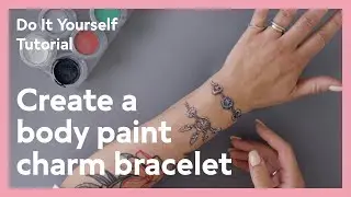 Pandora DIY: How to make your body paint bracelet with charms at home