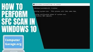 How to Perform SFC Scan in Windows 10