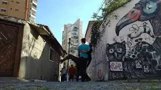 Contato Improvisação e espaço público - Abertura Percussiva