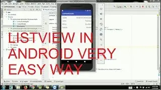 Very Easy way to show ListView by BaseAdapter in android Studio 3 .0 part 1