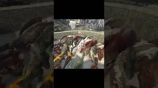 10 Allosaurus vs 10 Rex Ark Battle 