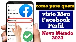 Como ver quem visualizou meu perfil no Facebook (2023) - Visitas de perfil no Facebook  #profileview