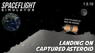 Landing on Captured Asteroid! - SFS New 1.5.10 Update! - SFS