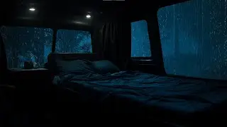 Sleep peacefully to the gentle sound of rain outside the window - Relax, ASMR, Thunder