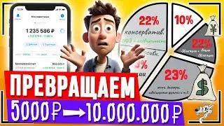 Как из 5000 сделать 10 000 000 руб.? Инвестиции для начинающих