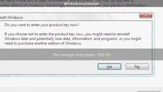[Windows Vista] How to choose desired edition during setup