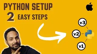 How to setup multiple versions of Python on MacOS #python #pythonprogramming #pythoninstallation