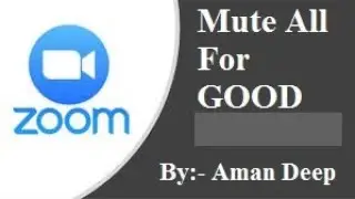 How to Mute All On Zoom without Allowing Them to Unmute Themself