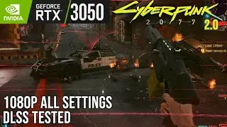 Cyberpunk 2077 2.0 Update | RTX 3050 4GB (All Settings Tested DLSS) | MSI GF63 Thin Laptop