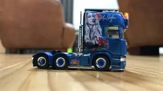 Grade up !!  1:87 micro RC / Herpa scania max steffen①