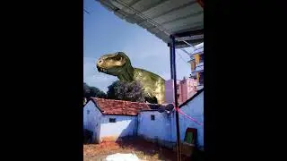 Jurassic world T rex / Green Screen  / dinosurs