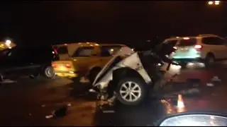 Серьезное ДТП на Журавлевском мосту