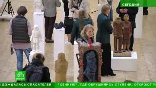 НТВ. Искусствовед Васильев собирает работы блокадного художника Успенского. Реп. Анны Коноваловой.