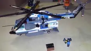 Lego 60046 helicopter motorized