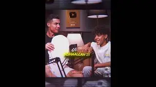 Inshaallah, Ronaldo X Ronaldo Jr 🥹