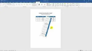 How to Rotate Tables in Microsoft Word