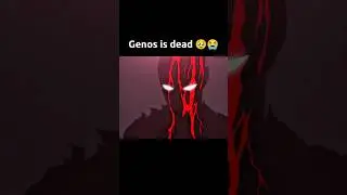 Genos after dies saitama with garou fights 💔🥹 | anime sad moments #shorts #anime #sad #moments
