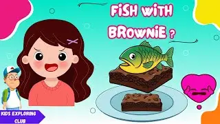 Would You Try Fish With Brownie? | Nursery Rhymes | Kids Food Songs |