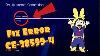 How To Fix PS4 Error CE-38599-4 (Fast Method!)