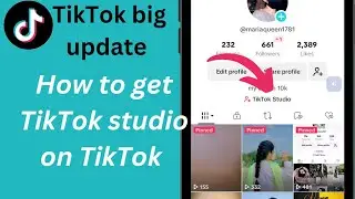 How to get TikTok studio option on TikTok / TikTok new update TikTok studio option not showing 2024