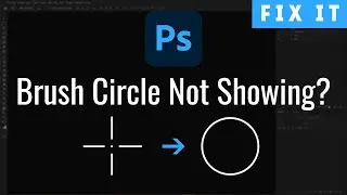 Brush Circle not Showing in Photoshop (Fix It)