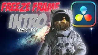 Intro Freeze Frame Comic look - DAVINCI RESOLVE - Tutorial Deutsch