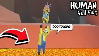 DUO LETOY DRAMA JADI BOLA GOLEP DI HUMAN FALL FLAT!!!